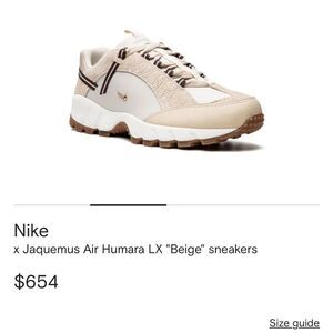 RARE Nike x Jacquemus air humara sneakers